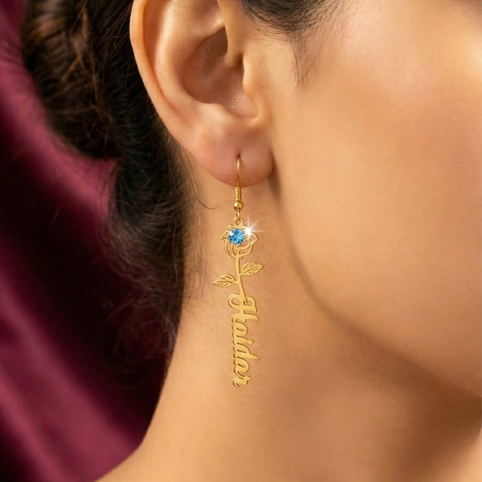 سنسال وردة مع اسم